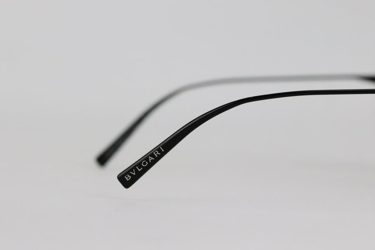 BVLGARI ROUND FRAME METAL SUNGLASSES