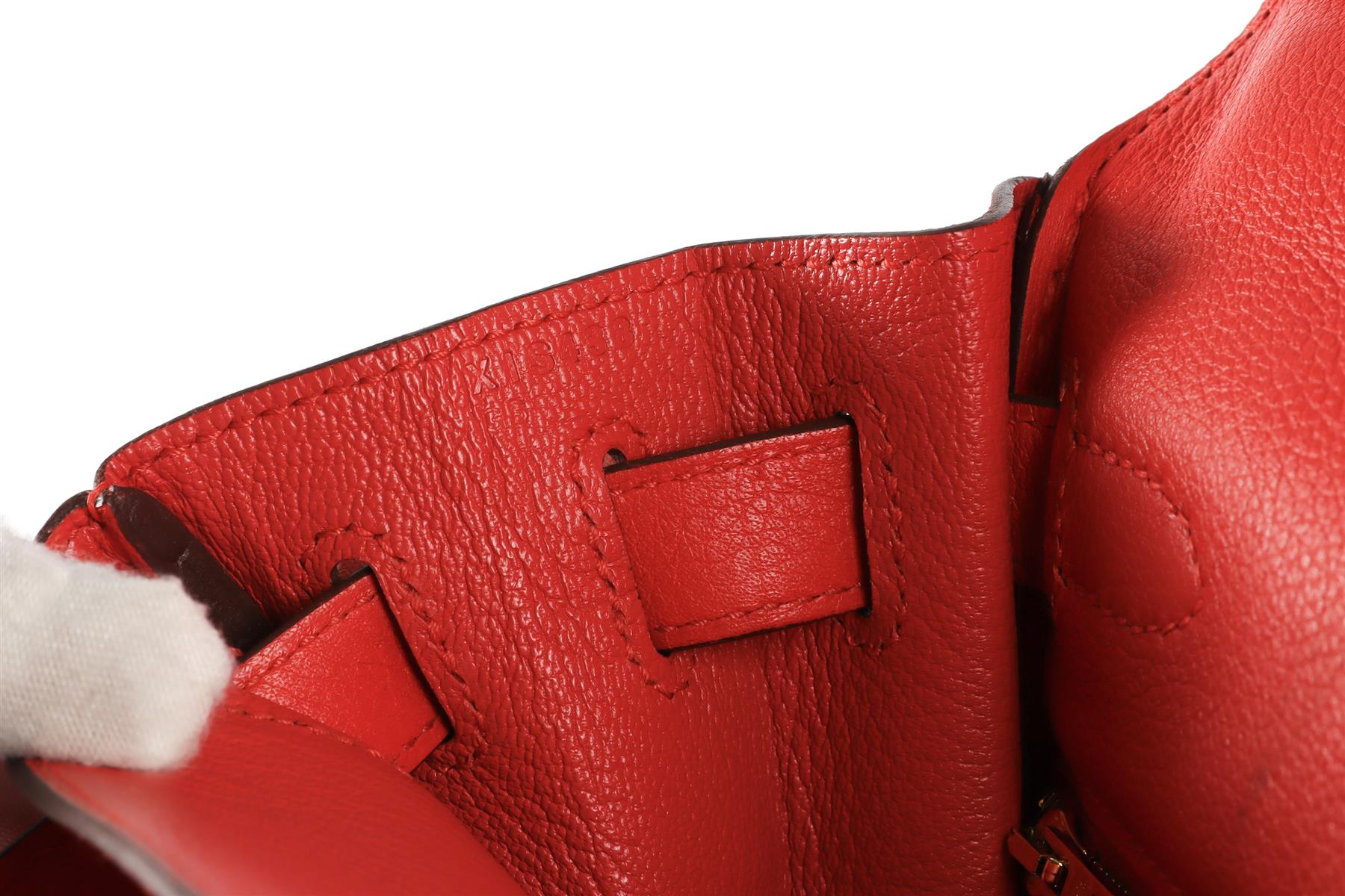 HERMÈS 2016 KELLY RETOURNE 28CM EVERGRAIN LEATHER BAG