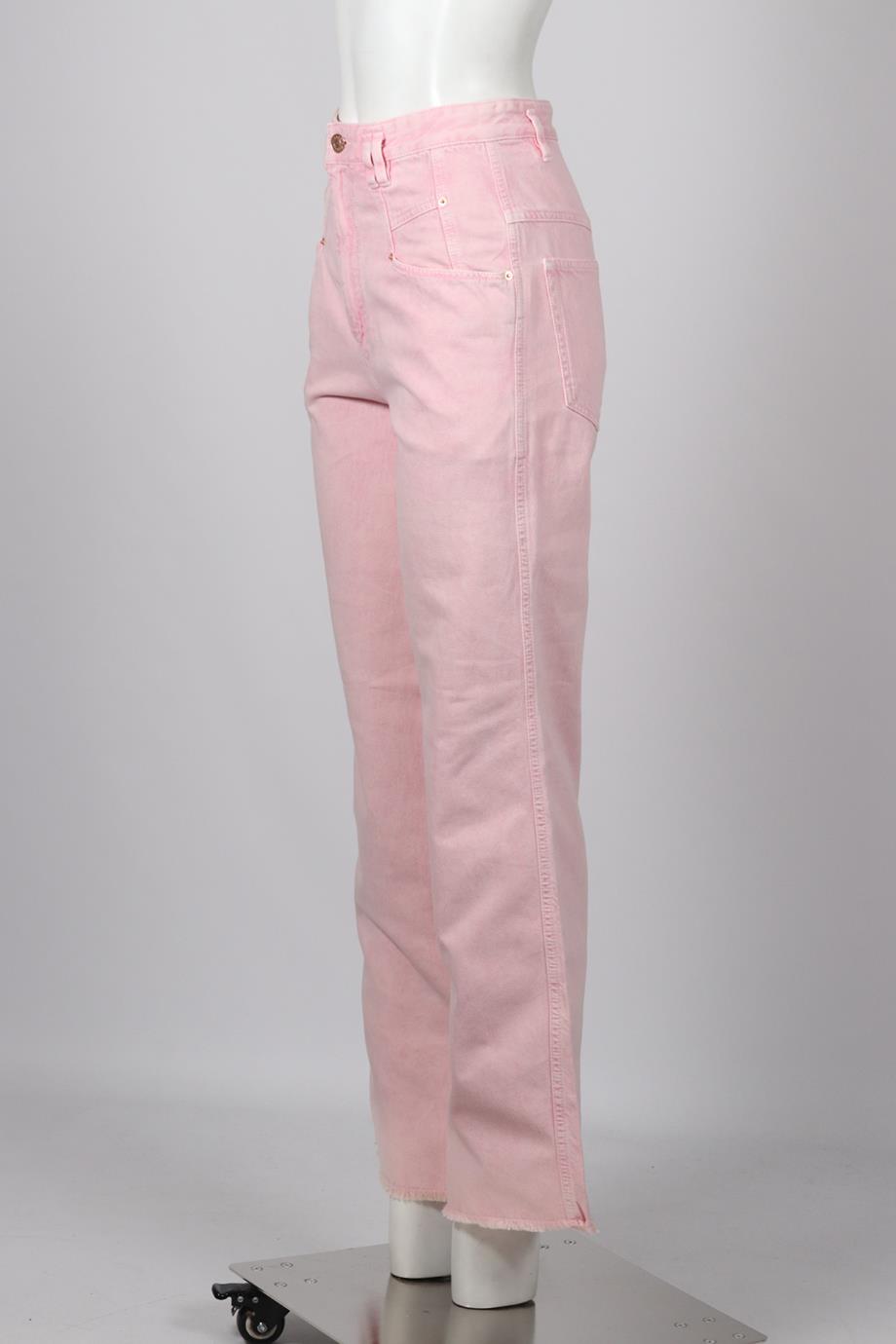 ISABEL MARANT HIGH LEG STRAIGHT LEG JEANS FR 36 UK 8