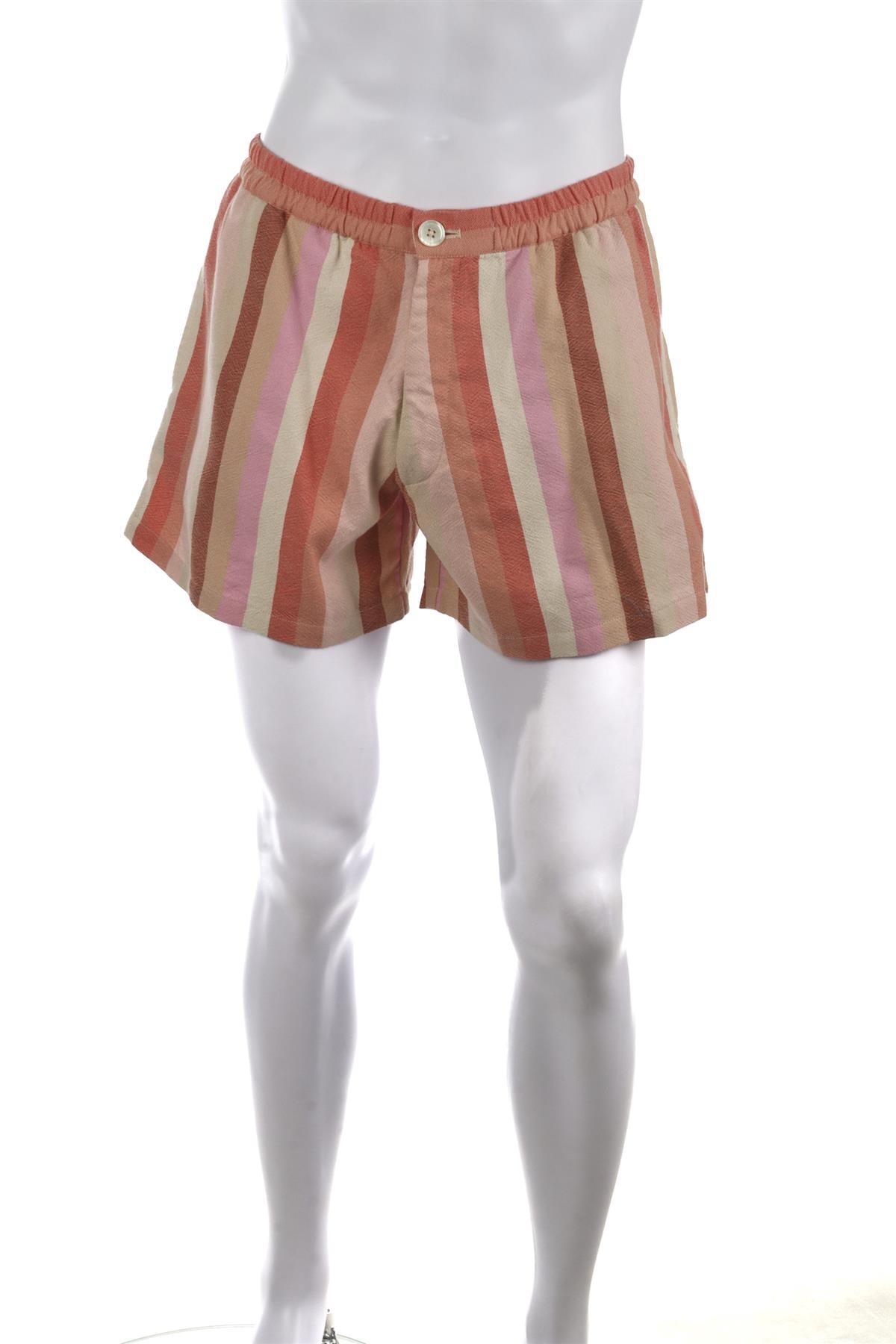 MARRAKSHI MULTI MEN'S COTTON SHIRT AND SHORTS SET SMALL