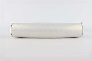CHRISTIAN LOUBOUTIN WHITE PALMETTE MEDIUM LEATHER CLUTCH