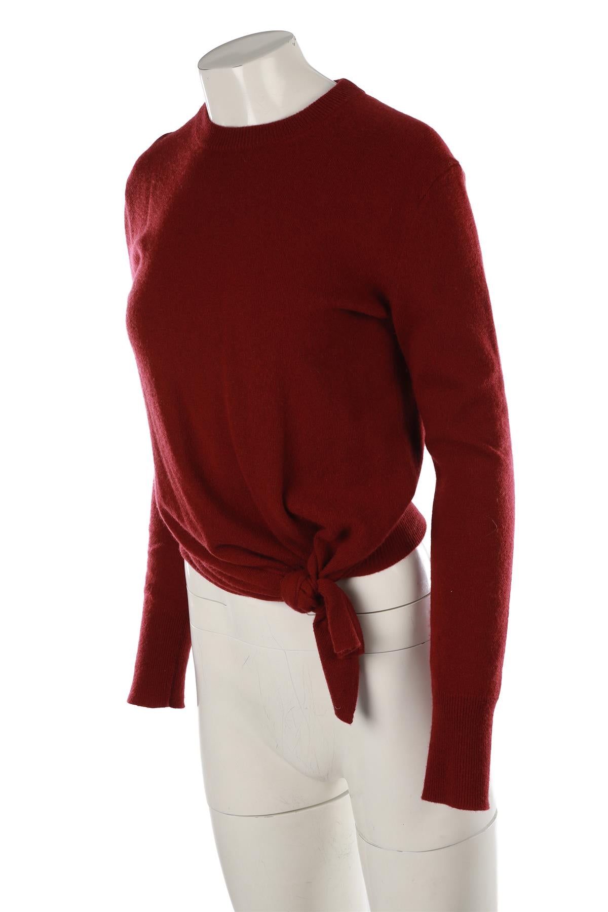 BURGUNDY CASHMERE SWEATER
