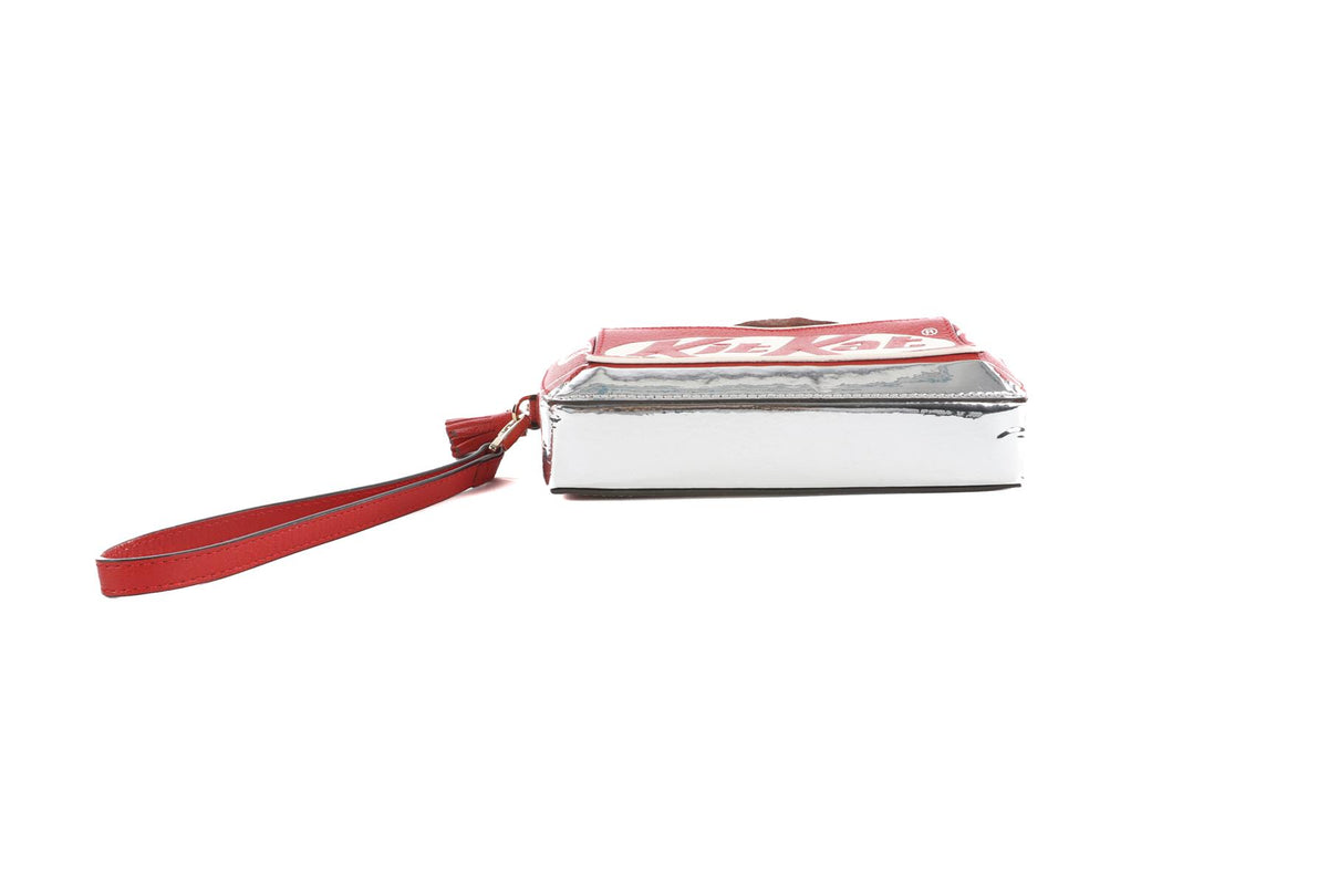 ANYA HINDMARCH RED KIT KAT CLUTCH