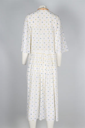 JOSEPH IVORY SILK MAXI DRESS IT 40 UK 8