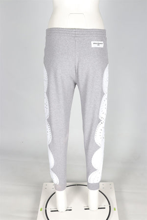 STELLA MCCARTNEY GREY COTTON TRACK PANTS IT 40 UK 8