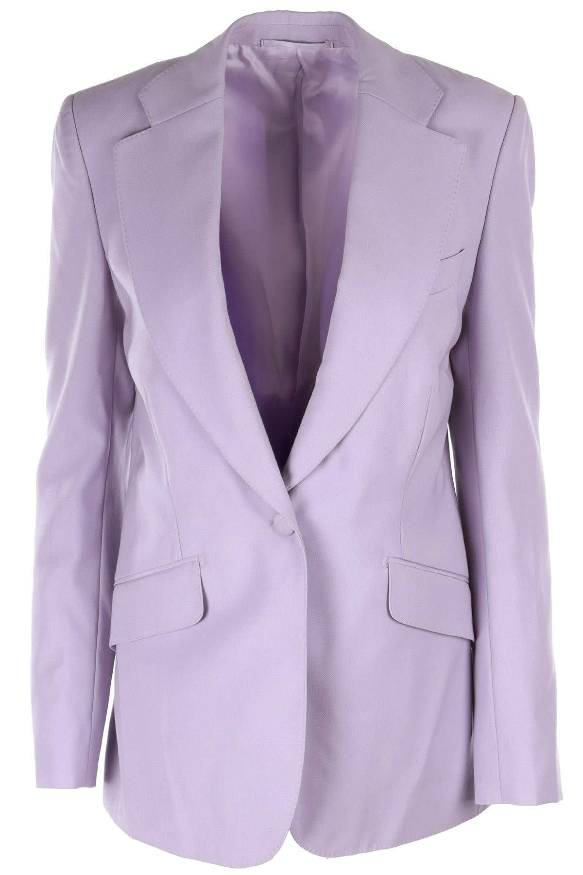 PURPLE WOOL BLAZER