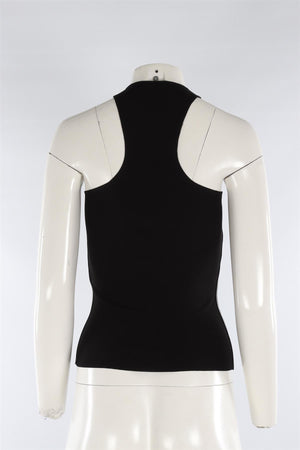 TOM FORD BLACK KNIT TOP XXSMALL