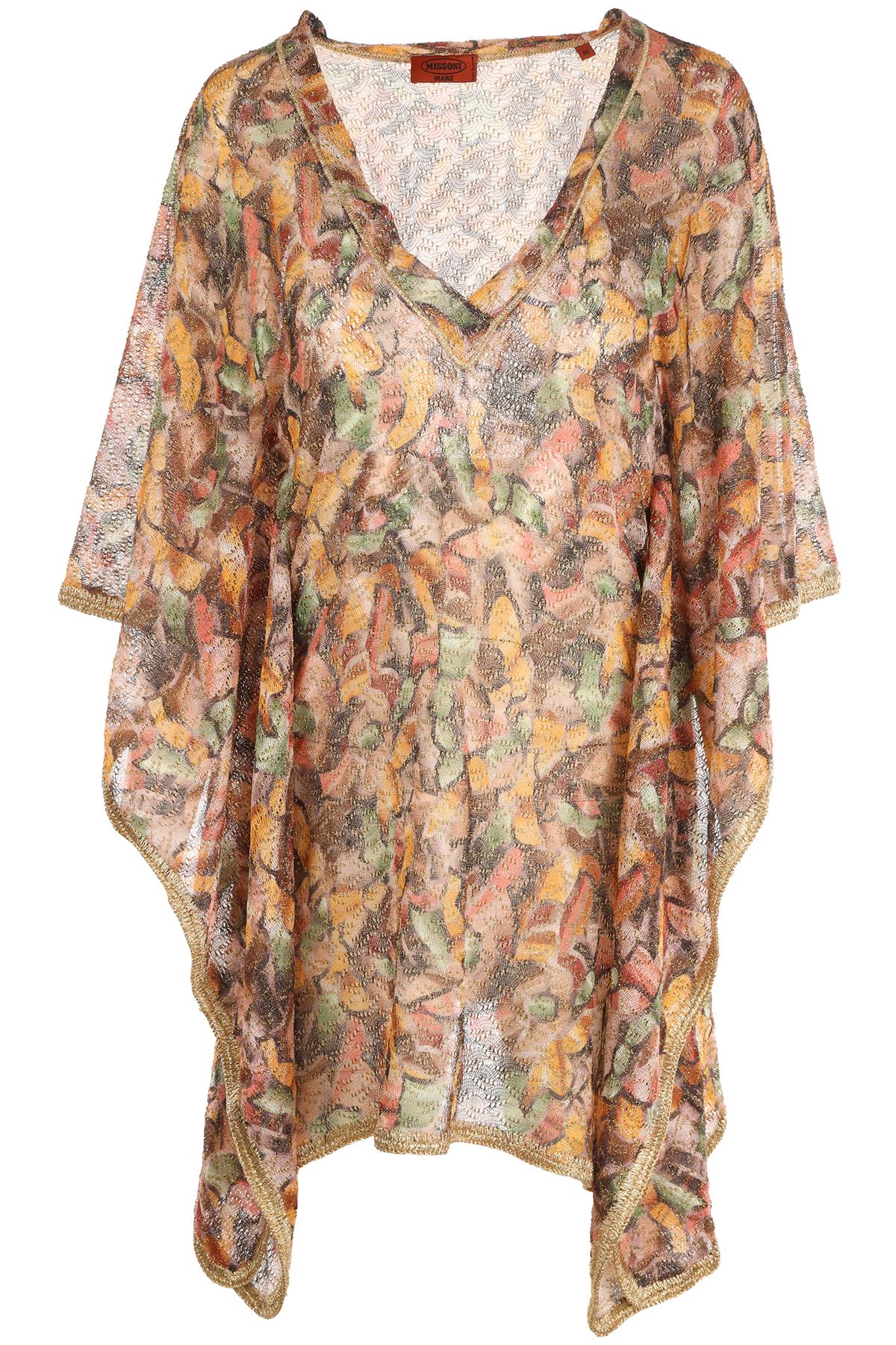 MISSONI MULTI KNIT PONCHO MEDIUM