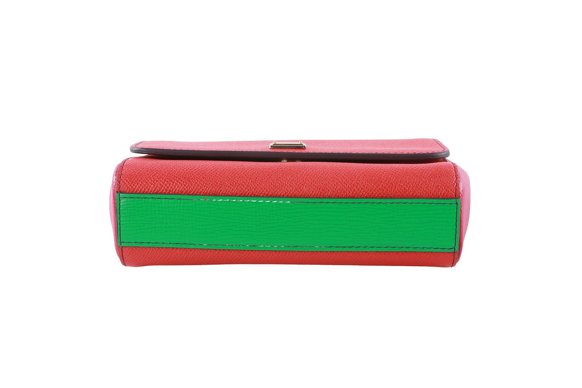 DOLCE & GABBANA MULTI MISS SICILY SMALL LEATHER CROSSBODY BAG
