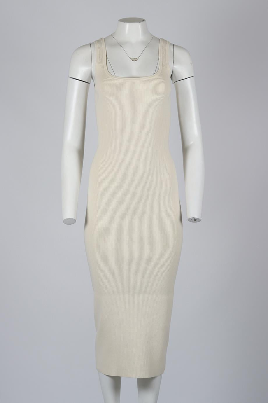 INTERMIX RIBBED KNIT MIDI DRESS SMALL