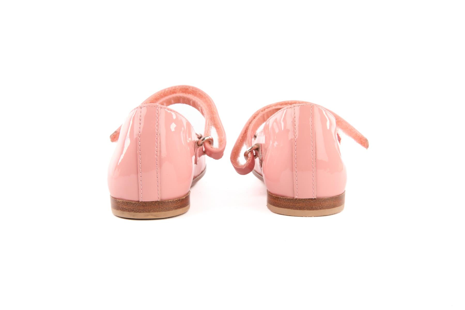 GUCCI PINK KIDS GIRLS BALLET FLATS EU 22 UK 5 US 6