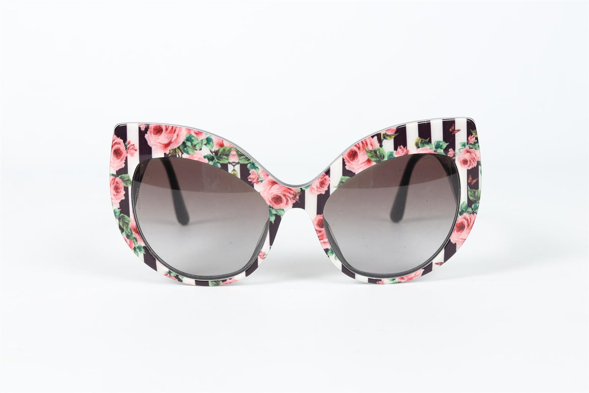 DOLCE & GABBANA CATE EYE ACETATE SUNGLASSES