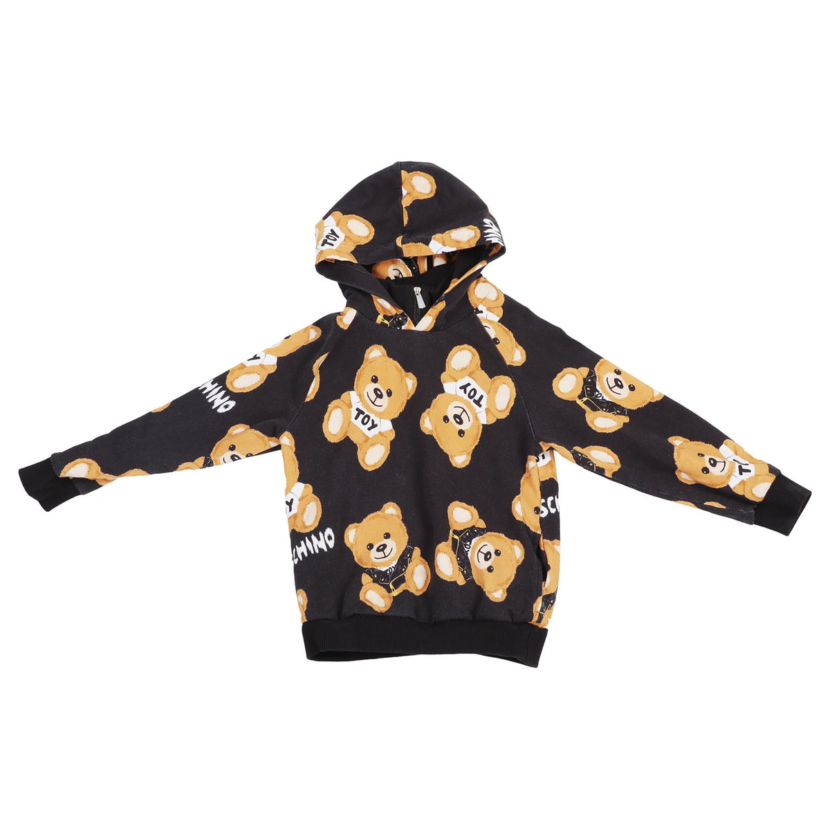 MOSCHINO BLACK KIDS GIRLS HOODIE 6 YEARS