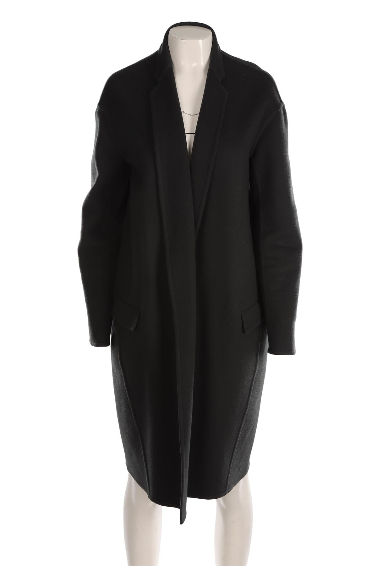 CELINE GREEN CASHMERE COAT FR 40 UK 12