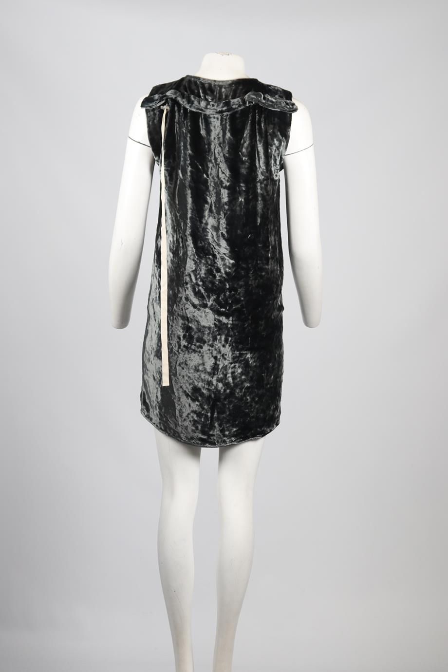 ACNE STUDIOS VELVET MINI DRESS EU 34 UK 6