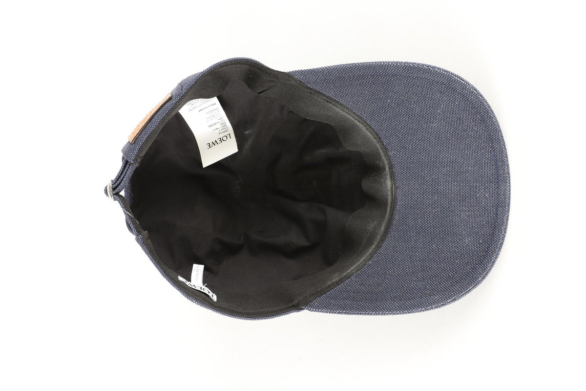 LOEWE NAVY COTTON BASEBALL CAP ONE SIZE