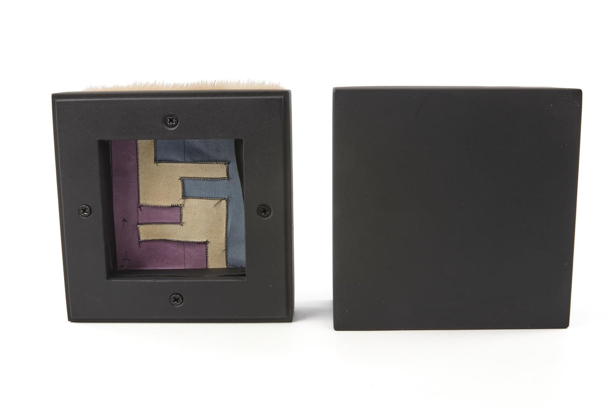 FENDI BLACK MINK FUR TRINKET BOX