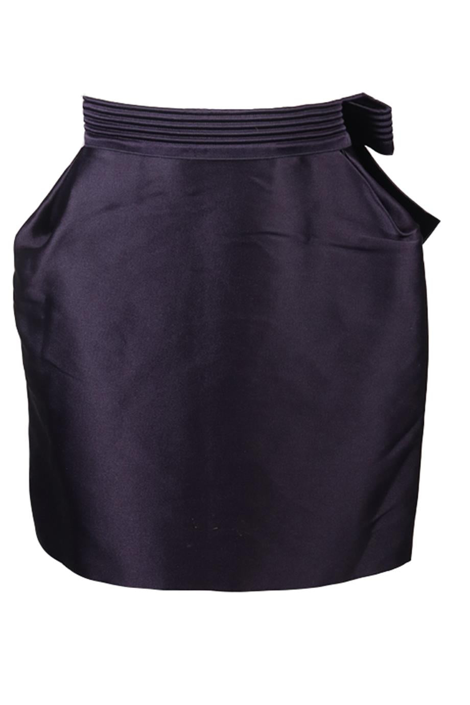 LANVIN SILK BLEND MINI SKIRT FR 36 UK 8