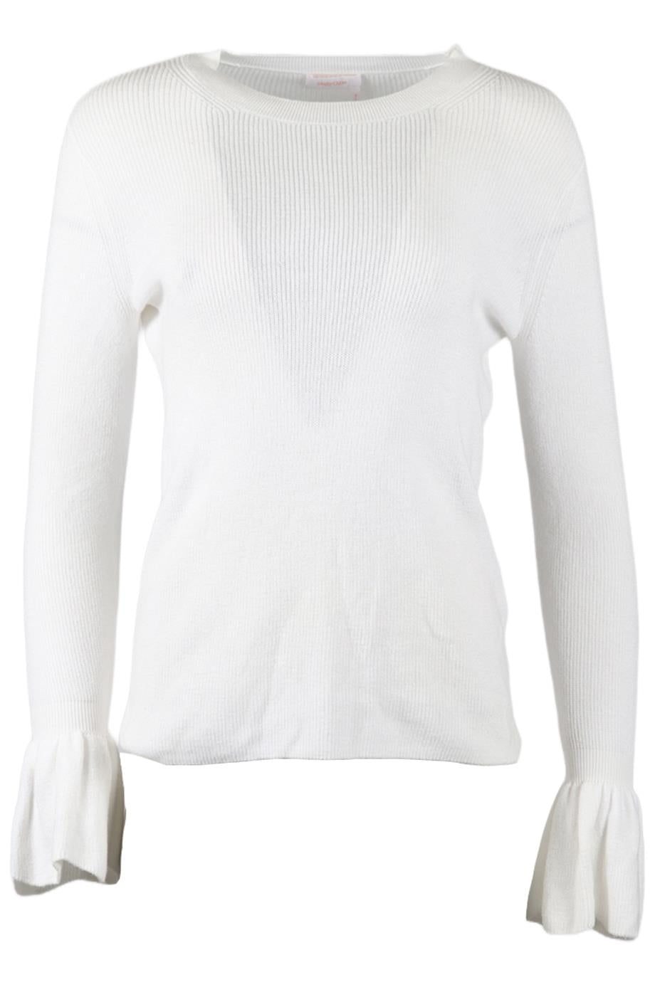 SEE BY CHLOÉ RIBBED COTTON SWEATER XSMALL