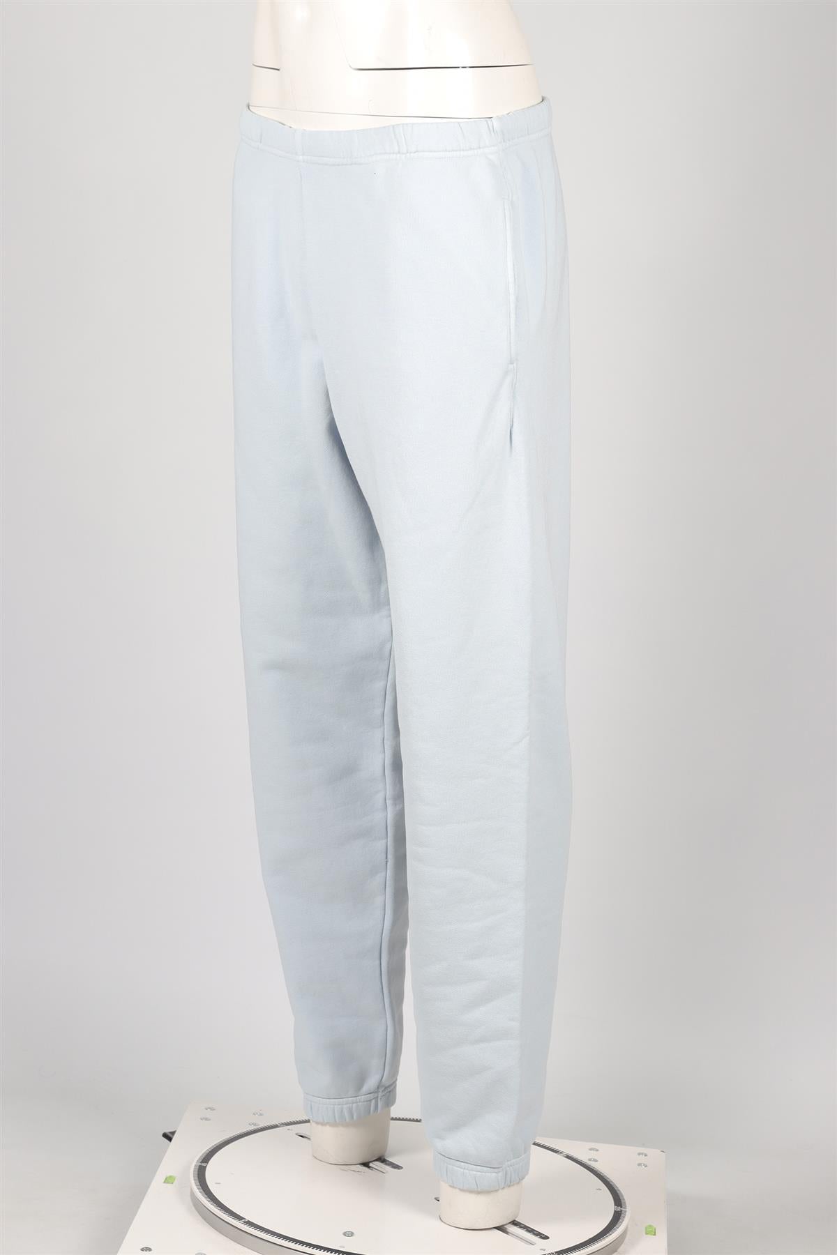 SKIMS BLUE COTTON TRACK PANTS MEDIUM