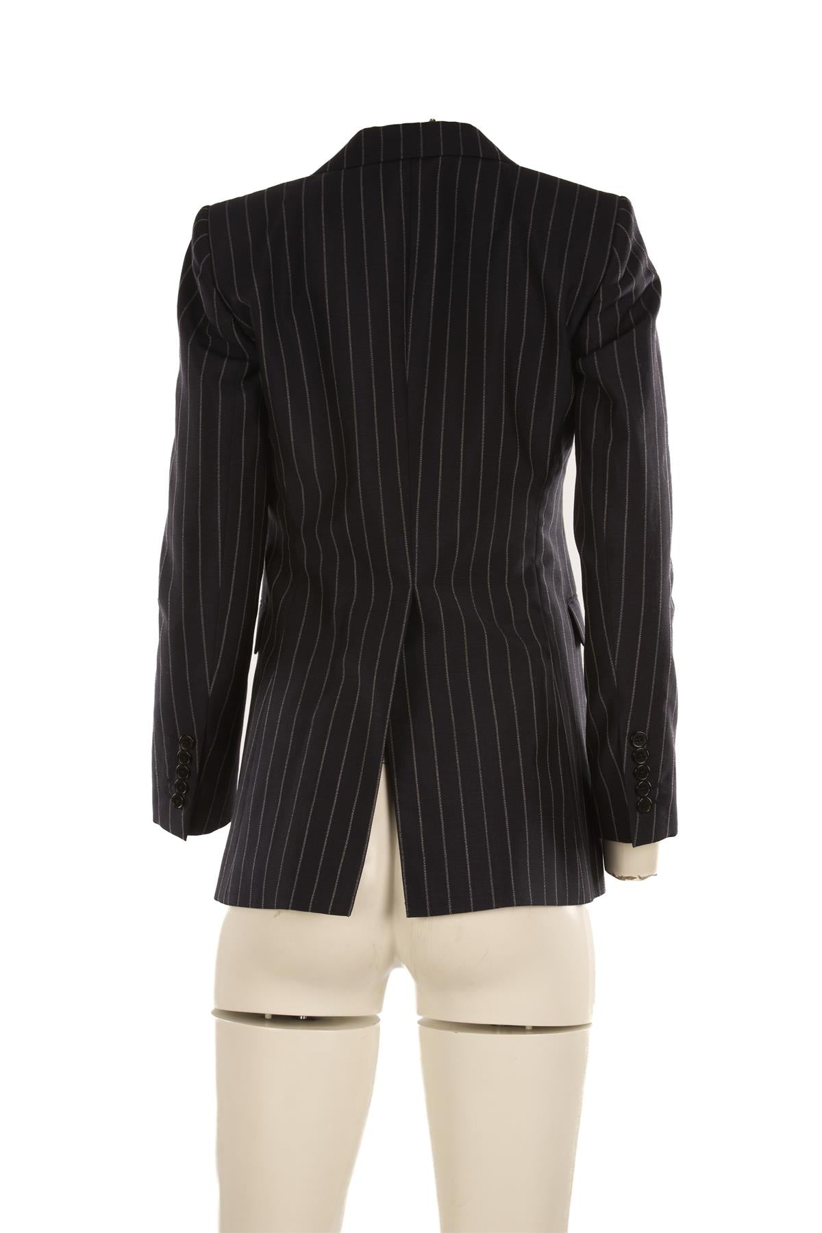 SAINT LAURENT NAVY WOOL BLAZER FR 36 UK 8