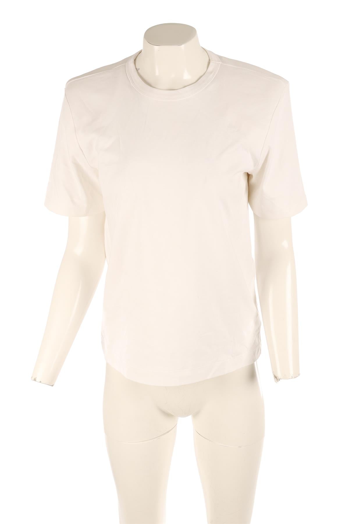 WARDROBE NYC WHITE COTTON T-SHIRT XSMALL