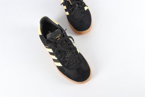 ADIDAS BLACK GAZELLE ALMOST YELLOW SNEAKERS EU 38.5 UK 5.5 US 6