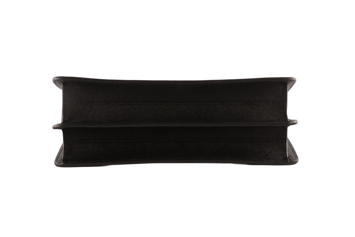 VICTORIA BECKHAM BLACK THE DORIAN LEATHER SHOULDER BAG