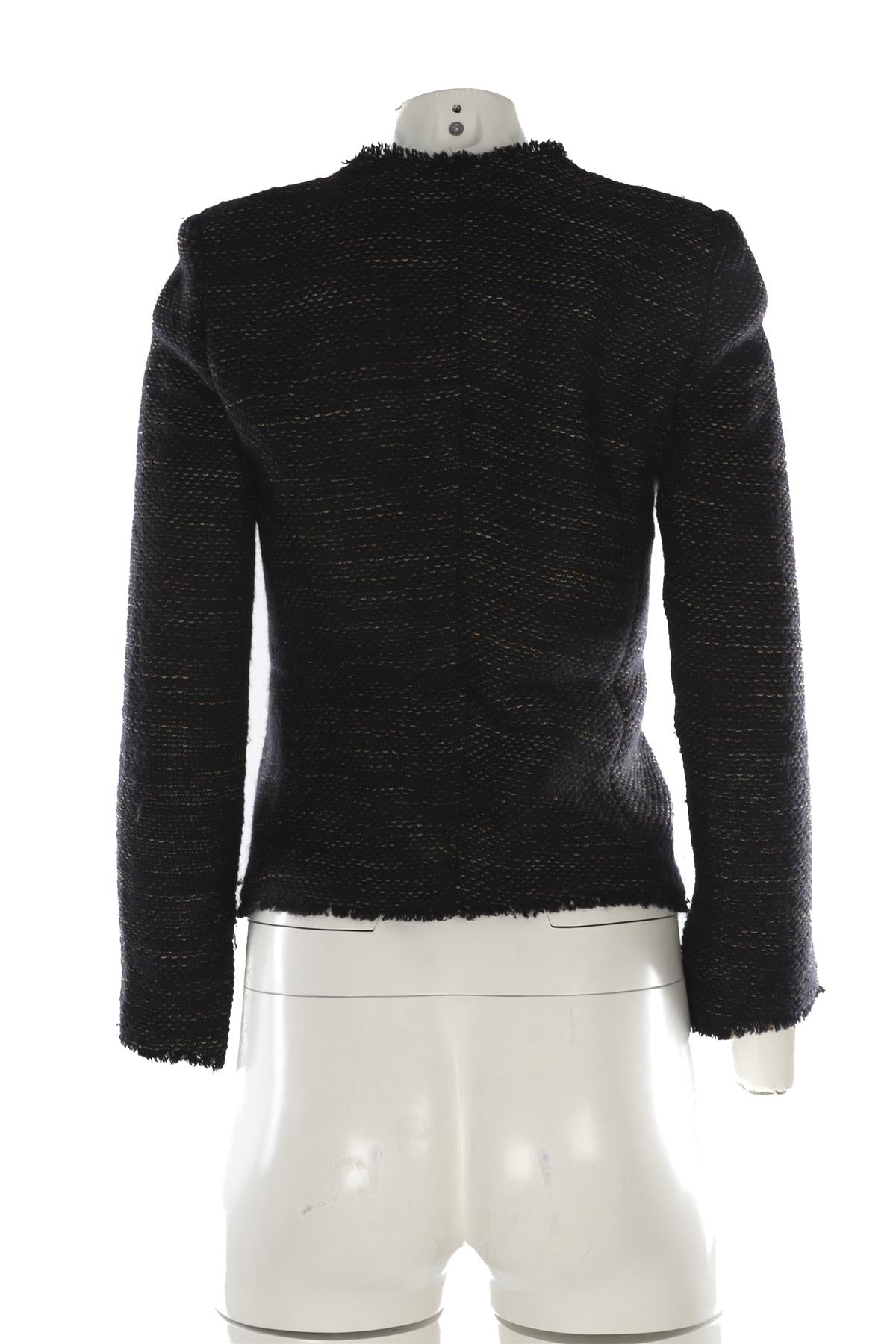 ISABEL MARANT NAVY WOOL JACKET FR 36 UK 8