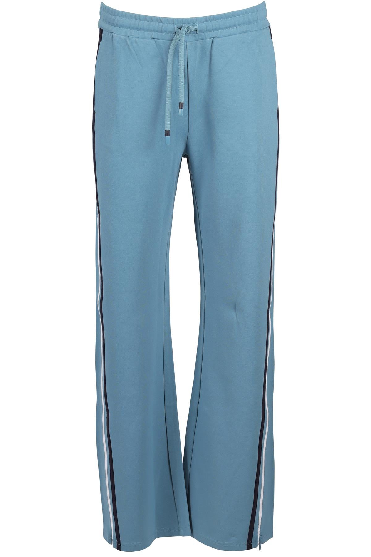 THE UPSIDE BLUE JERSEY STRAIGHT LEG PANTS XSMALL
