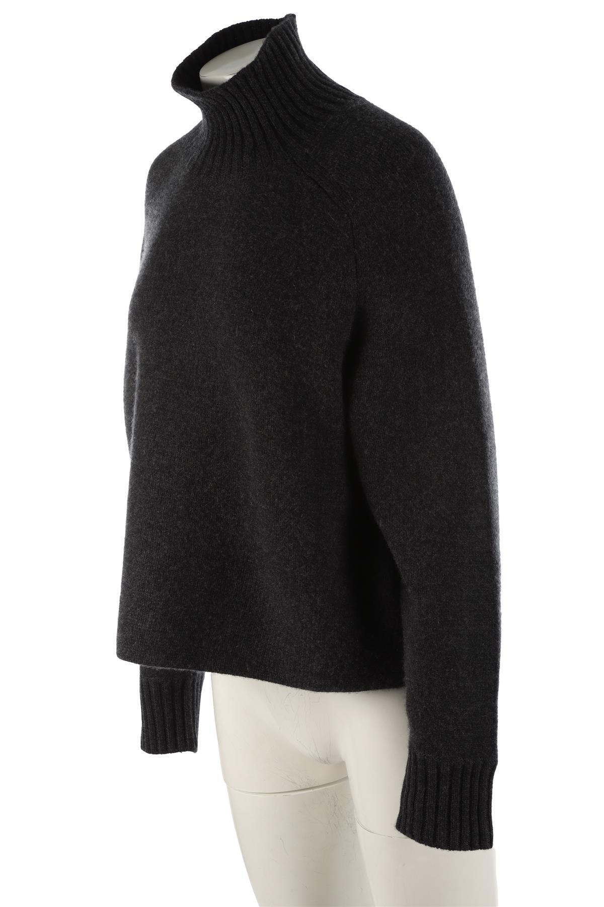 LE KASHA GREY CASHMERE SWEATER SMALL/MEDIUM