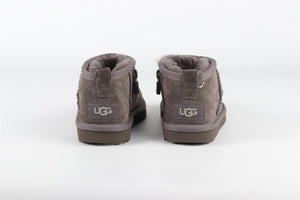 UGG GREY GIRLS BOOTS UK 9 EU 27.5 US 10