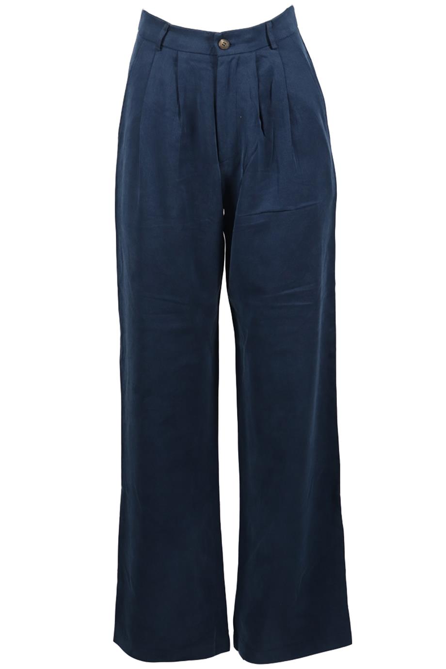 REFORMATION TENCEL WIDE LEG PANTS US 2 UK 6