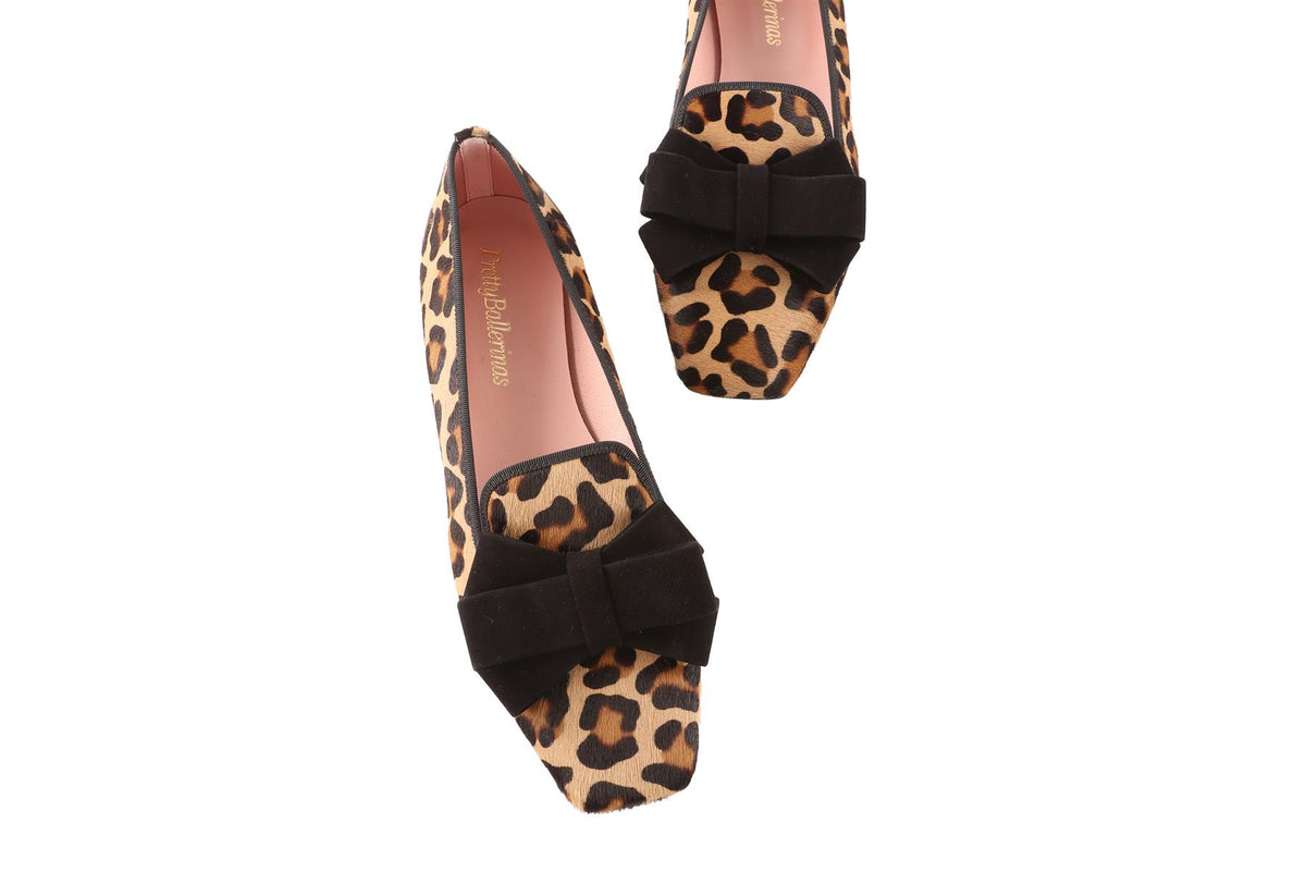 PRETTY BALLERINAS BROWN CALF HAIR FLATS  EU 39 UK 6 US 9