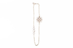 CHANEL PINK 2017 CC CHAIN NECKLACE