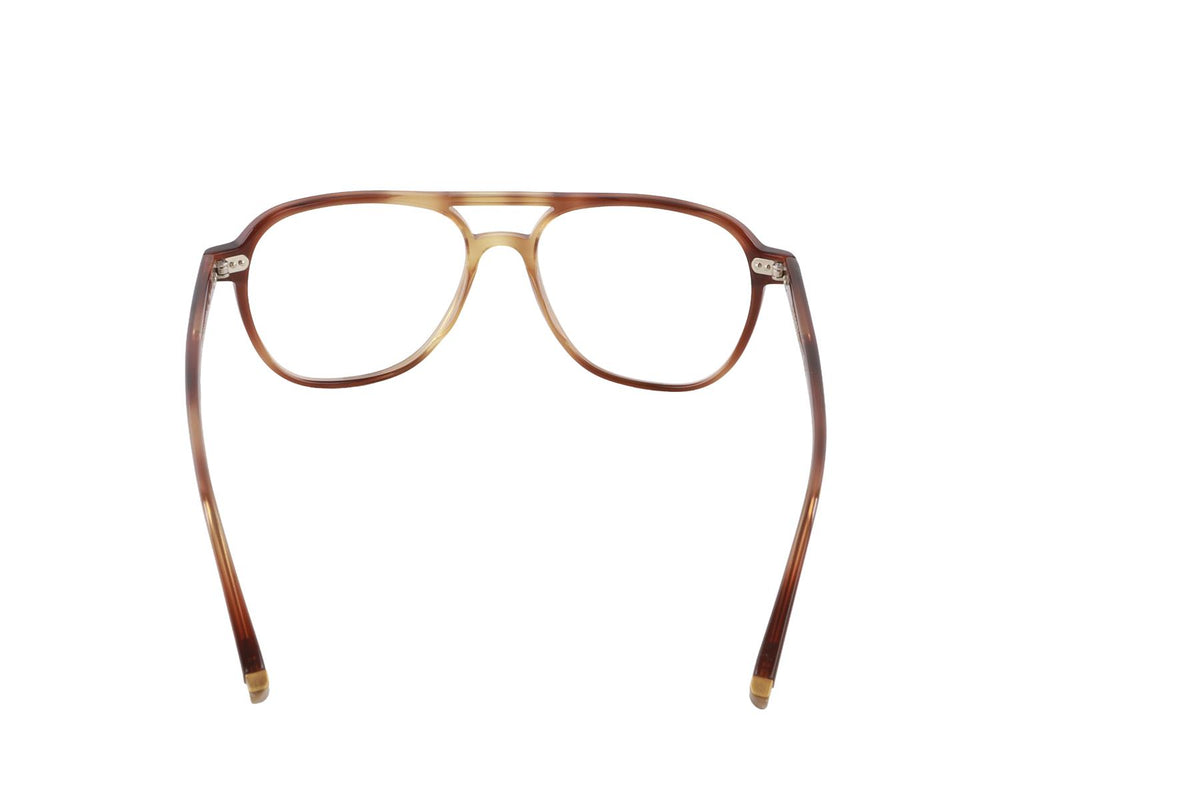 MOSCOT BROWN PILOT STYLE ACETATE GLASSES