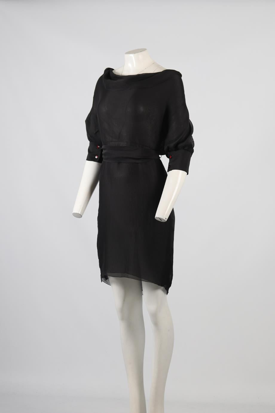 STELLA McCARTNEY SILK MINI DRESS IT 40 UK 8