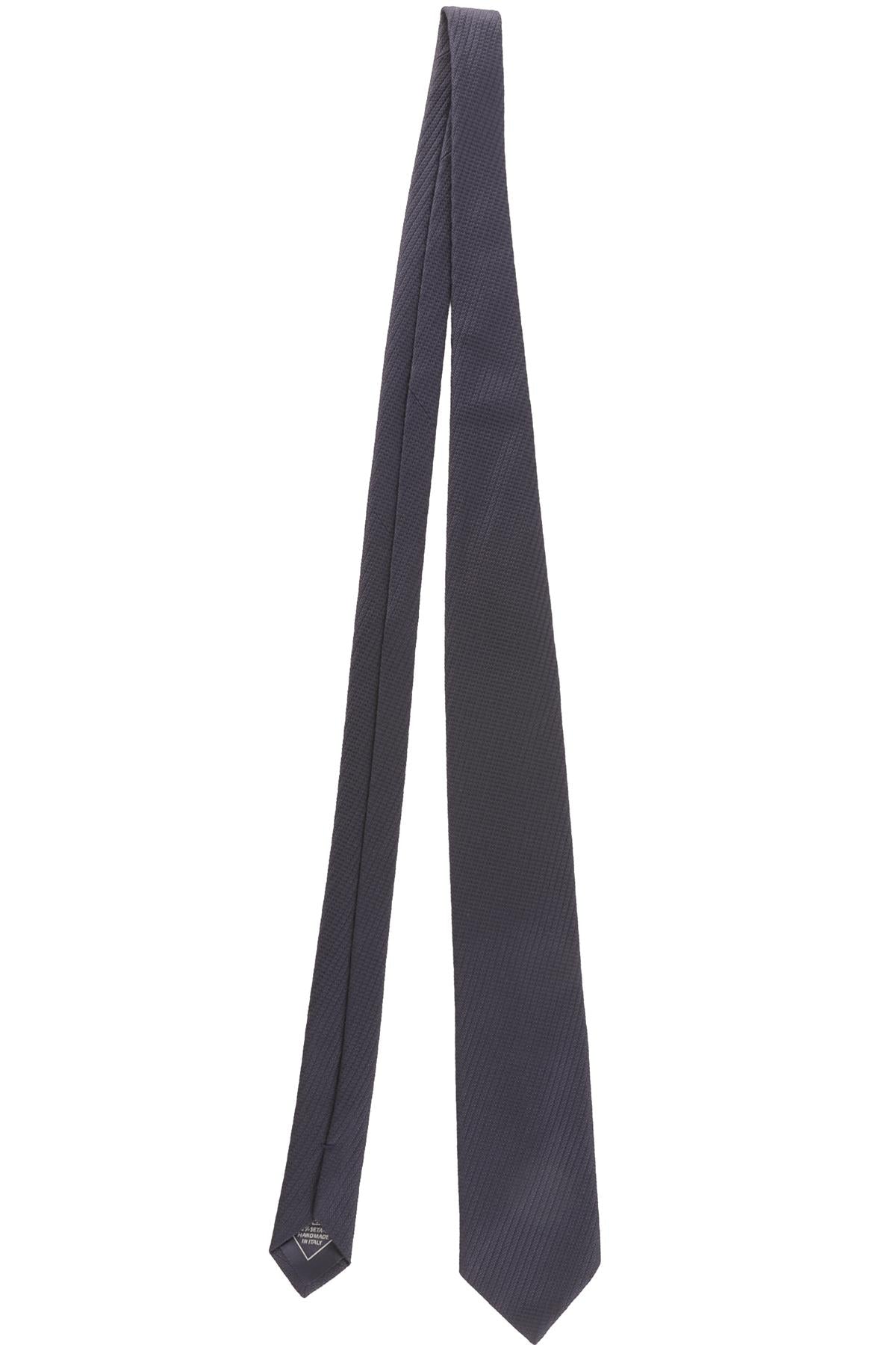 BRIONI NAVY SILK TIE
