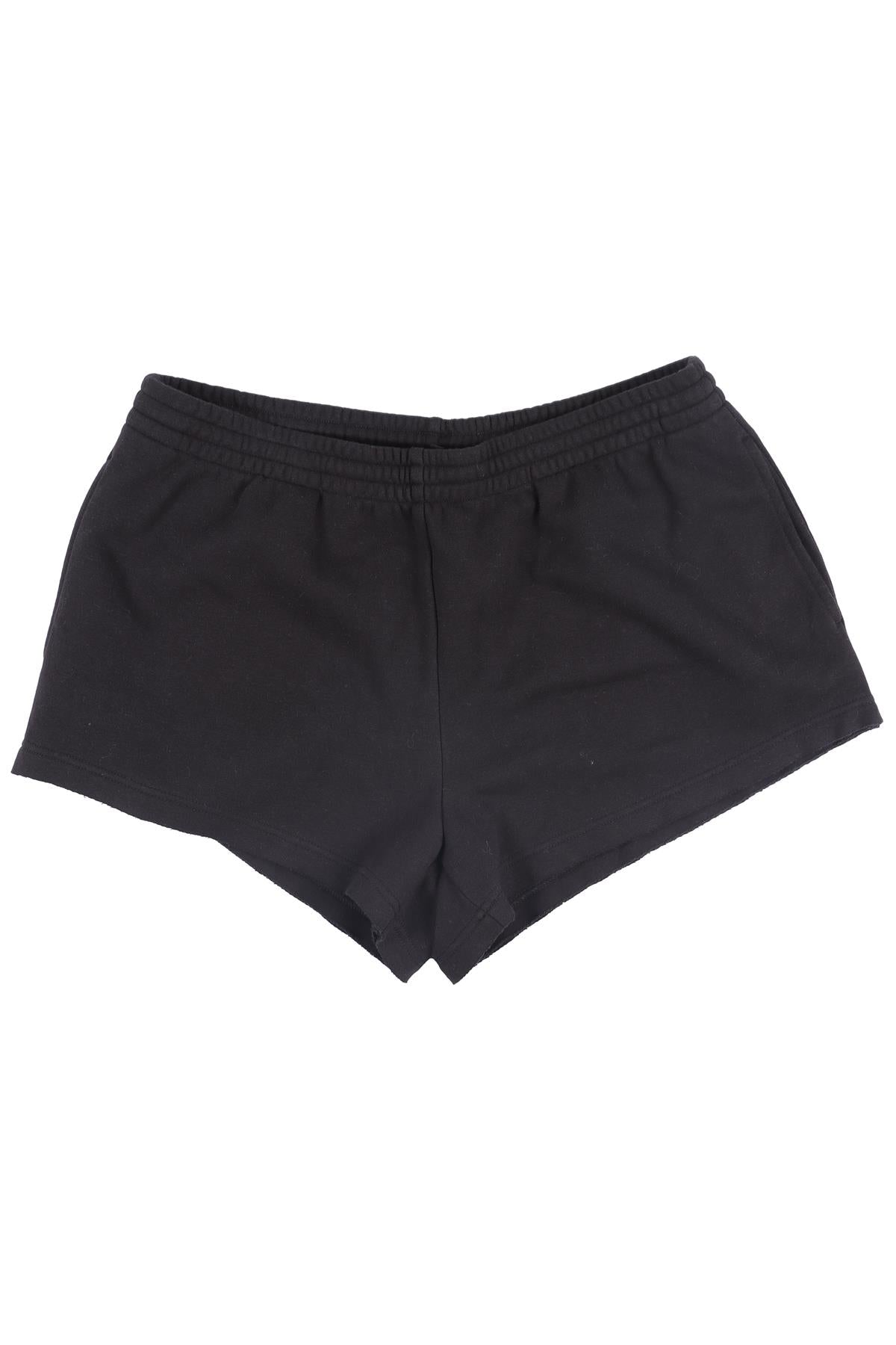 SKIMS BLACK COTTON SHORTS LARGE