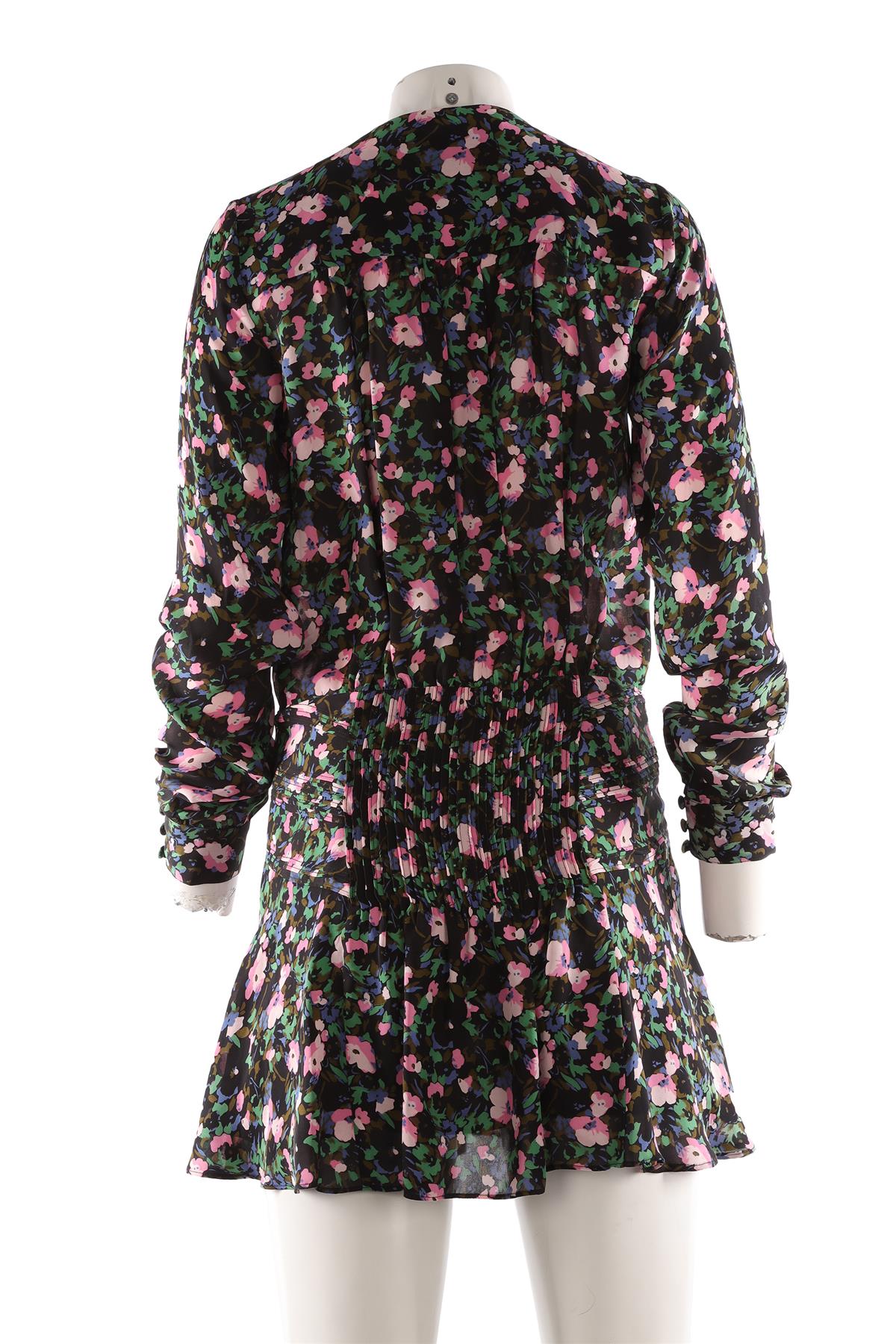 VERONICA BEARD MULTI SILK MINI DRESS US 2