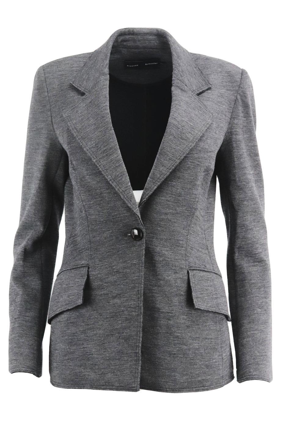 PROENZA SCHOULER WOOL BLEND JERSEY BLAZER US 6 UK 10