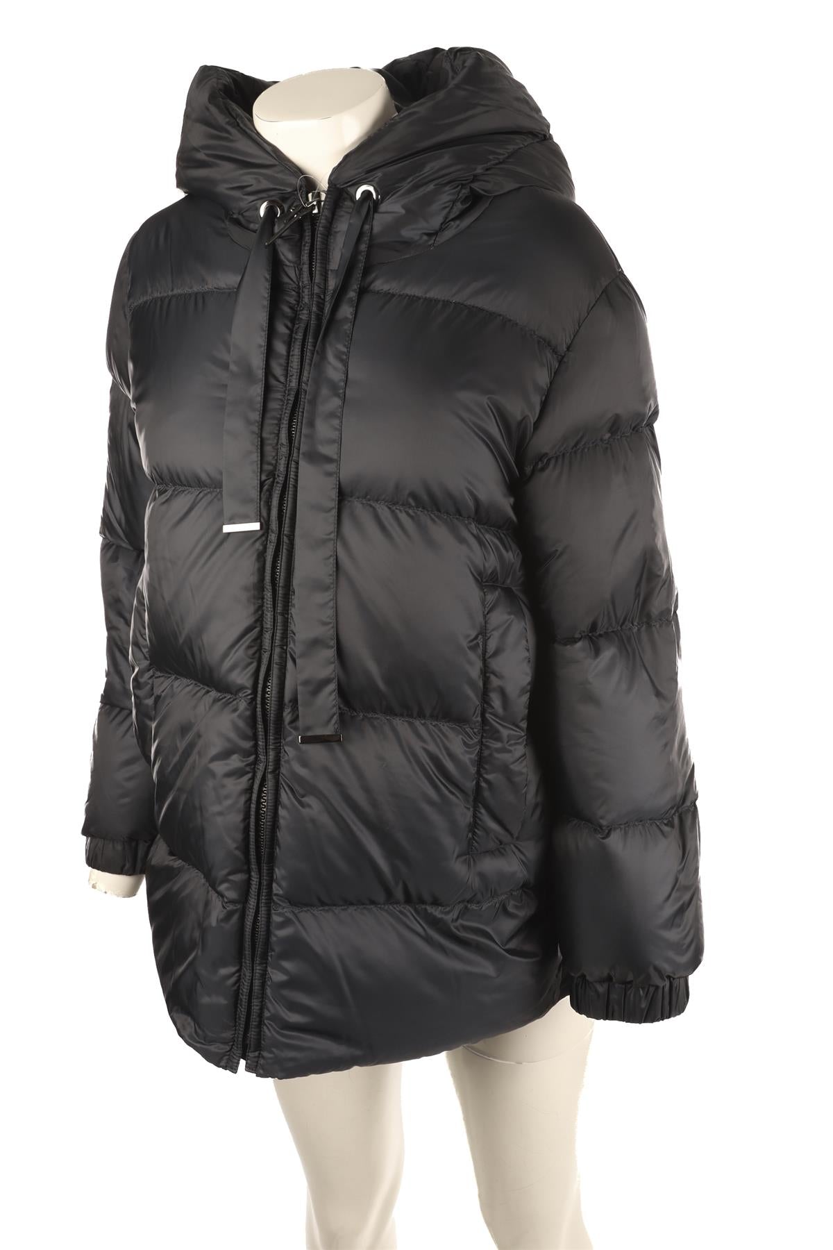 MAX MARA NAVY CUBE LINE PADDED DOWN JACKET UK 6