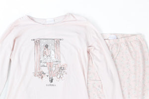 LA PERLA PINK KIDS GIRLS PYJAMA SET 12 YEARS