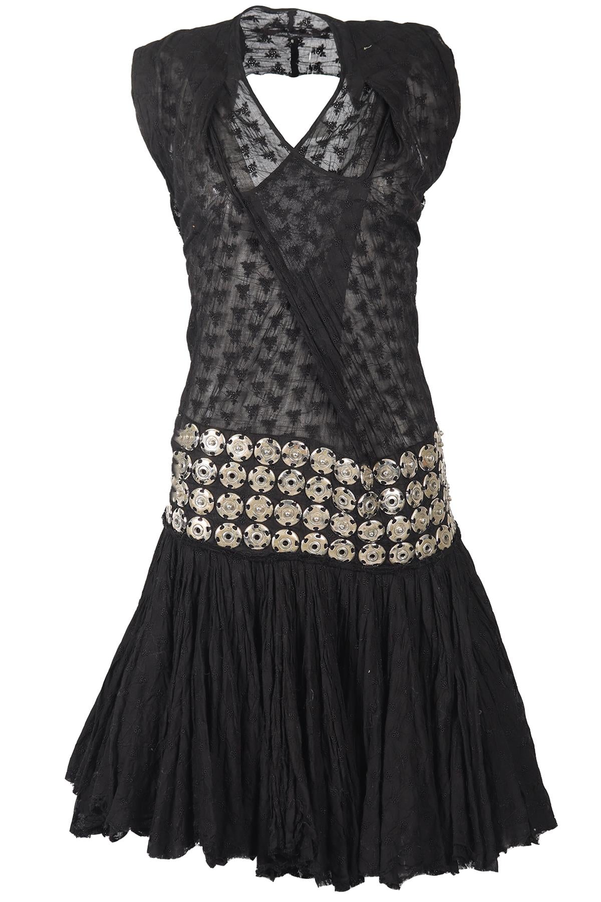 JUNYA WATANABE COMME DES GARÇONS COTTON MINI DRESS SMALL
