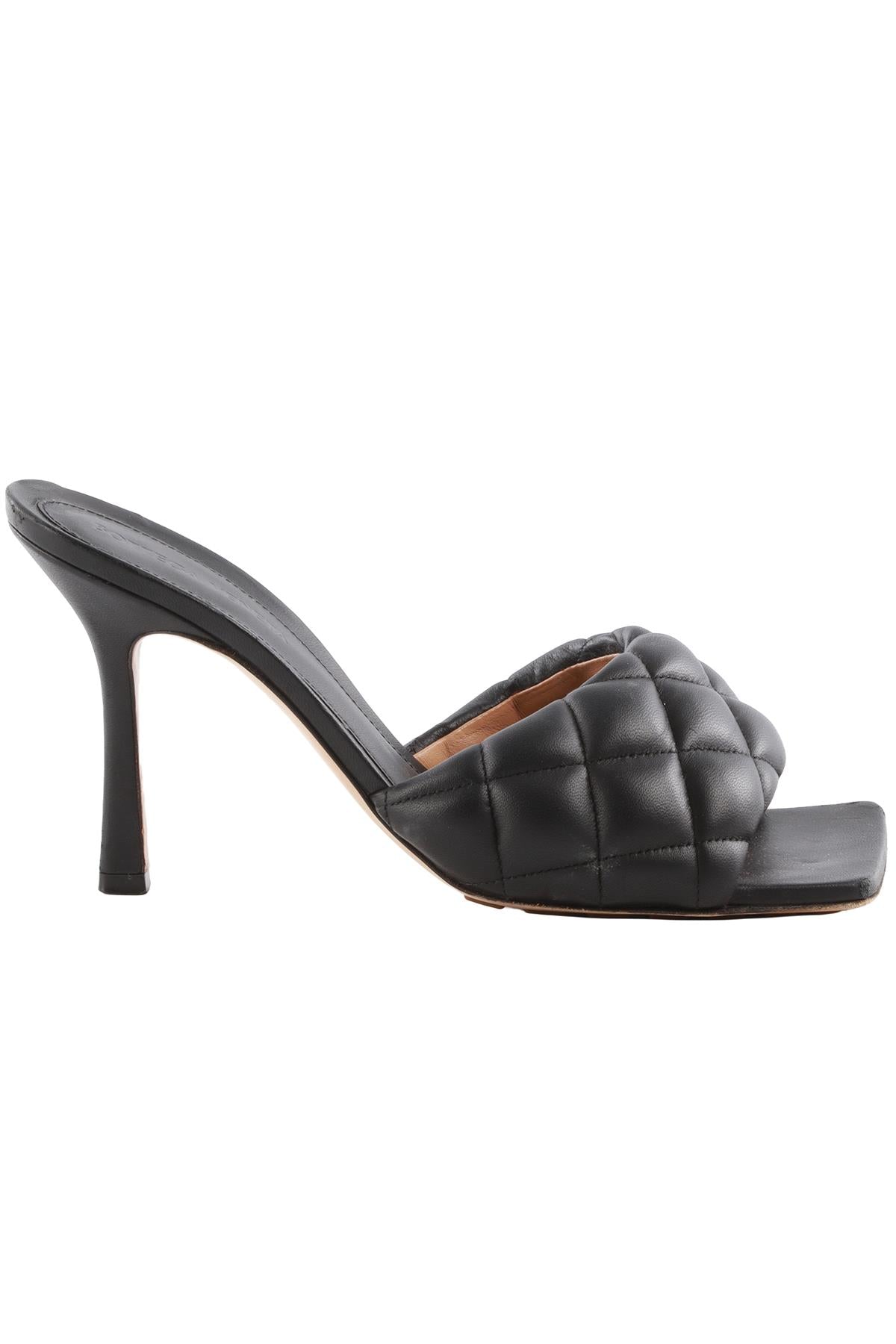 BOTTEGA VENETA BLACK LEATHER MULES EU 38 UK 5 US 8
