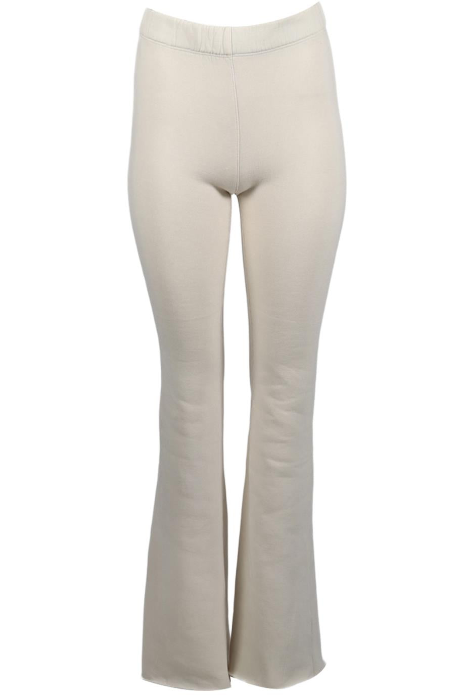 SPRWMN COTTON BLEND FLARED TRACK PANTS SMALL