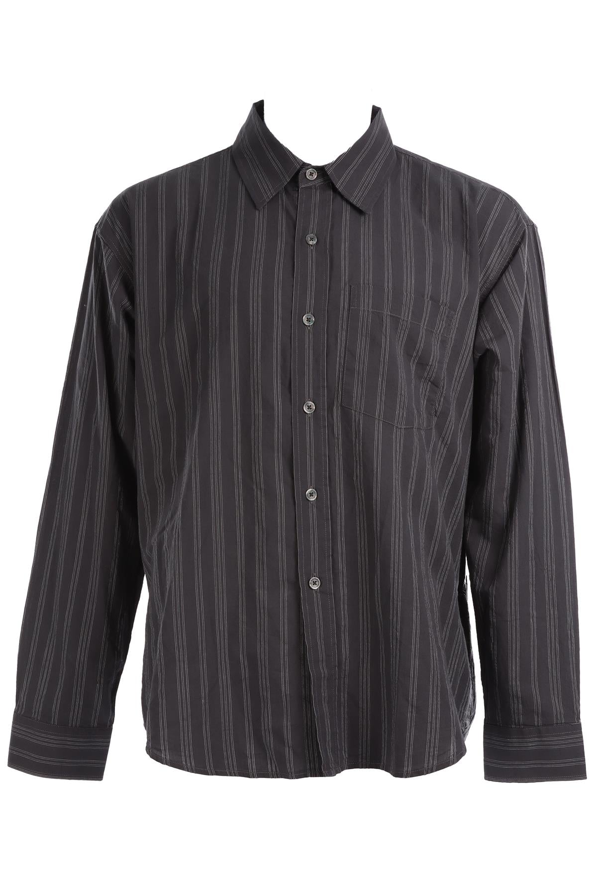 MFPEN HERREEKVIPERING BLUE COTTON SHIRT MEDIUM