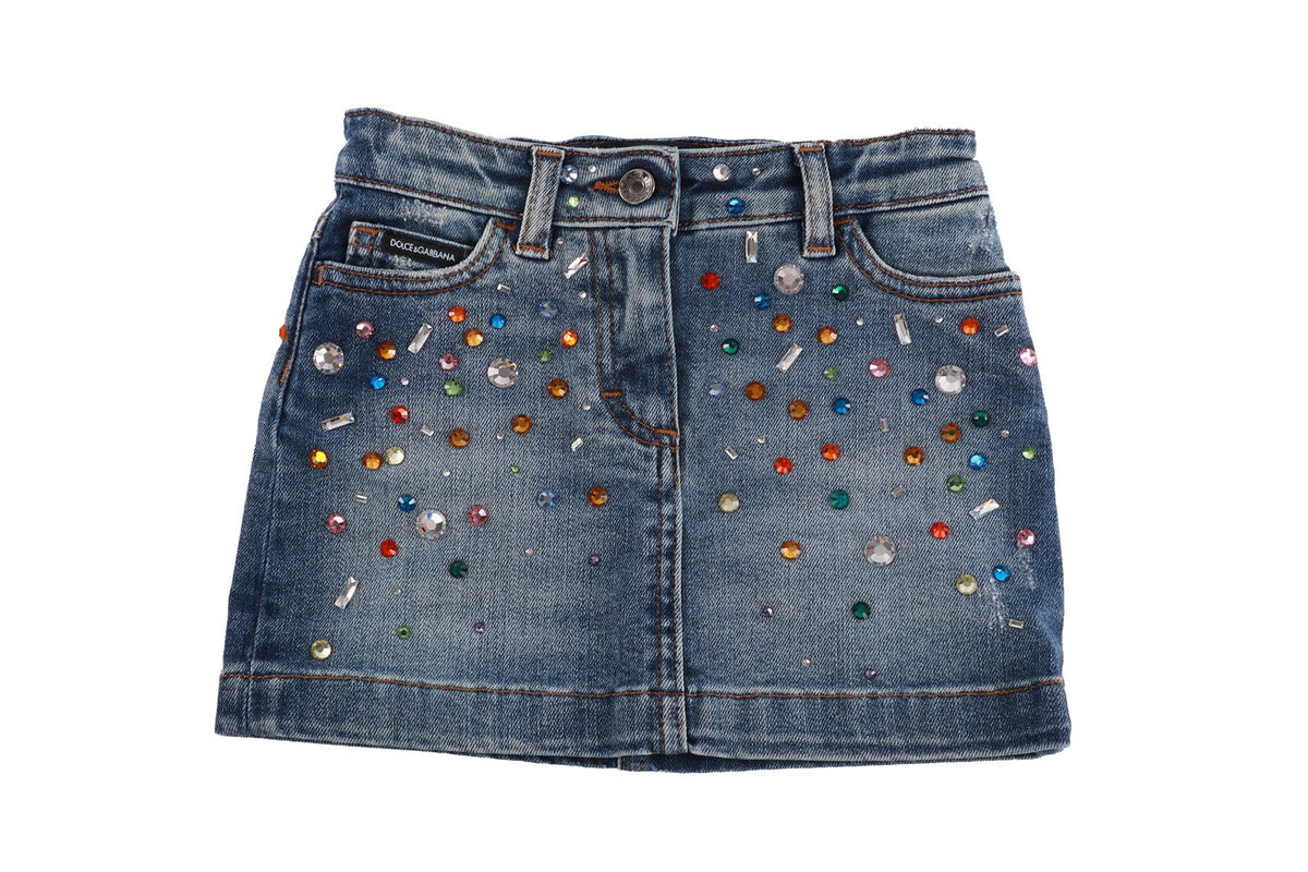 DOLCE & GABBANA BLUE KIDS GIRLS SKIRT 2 YEARS