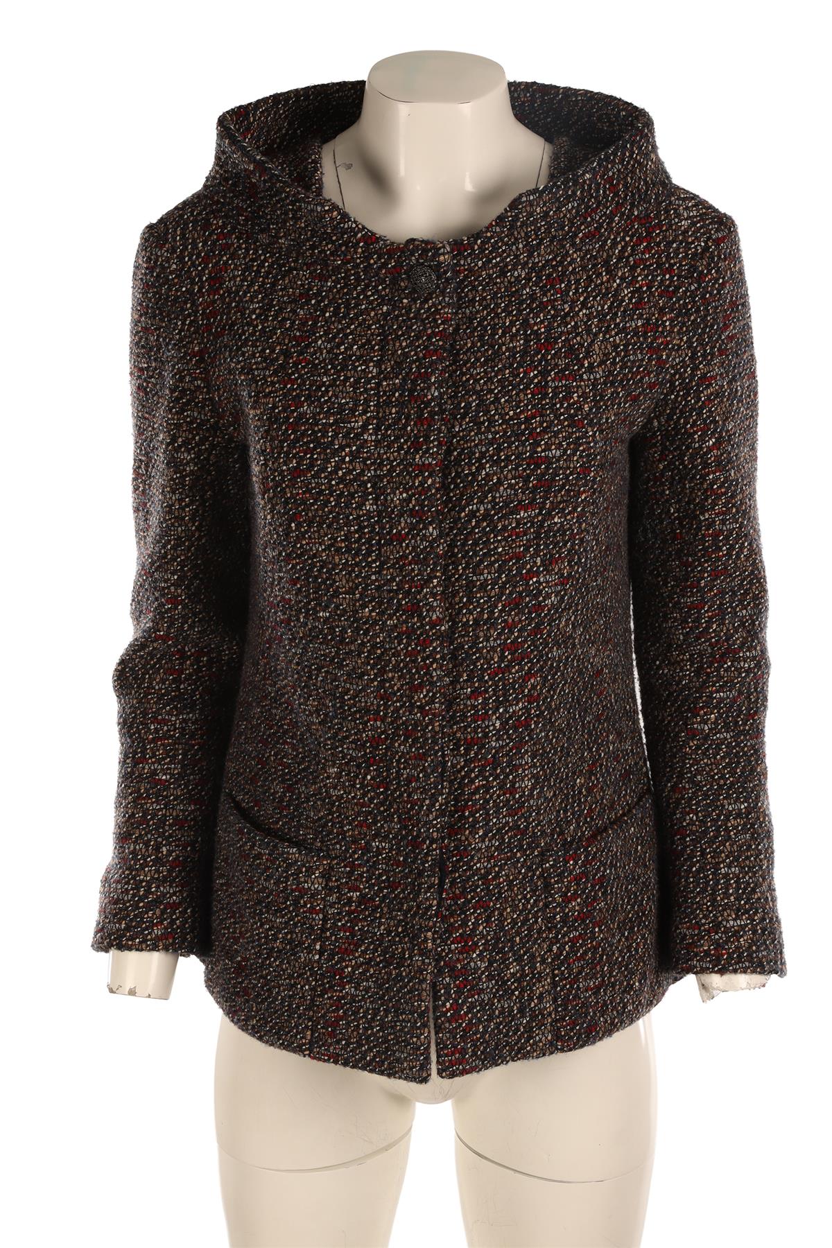 CHANEL NAVY 2013 WOOL JACKET FR 44 UK 16