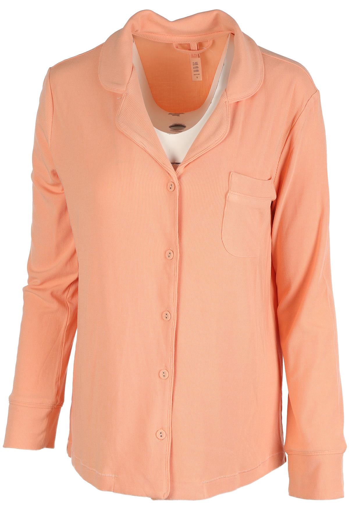 SKIMS ORANGE PYJAMA TOP SMALL